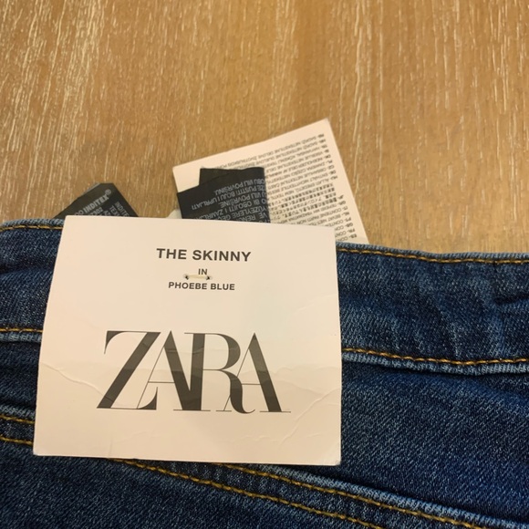 Zara Phoebe Blue Skinny Jeans - Picture 3 of 9